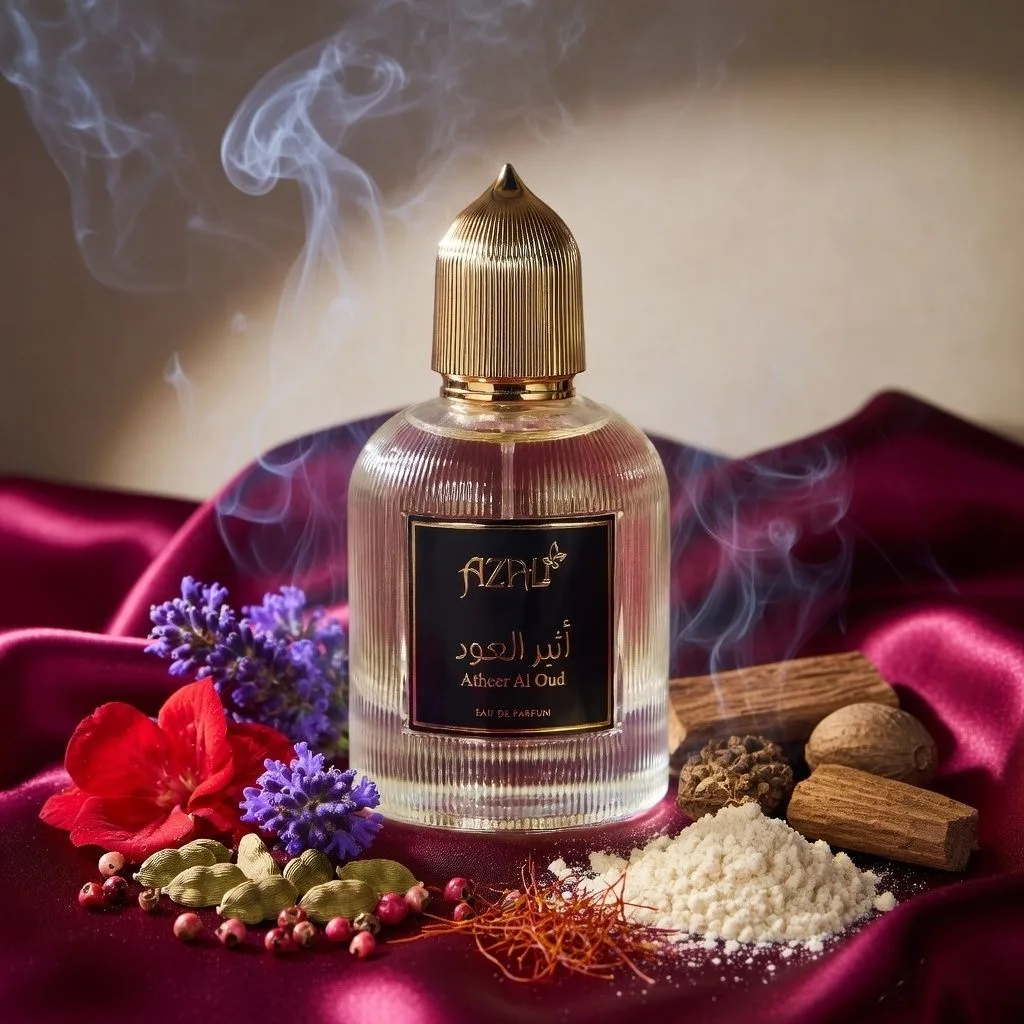 Atheer Al Oud luxury perfume bottle by Azali