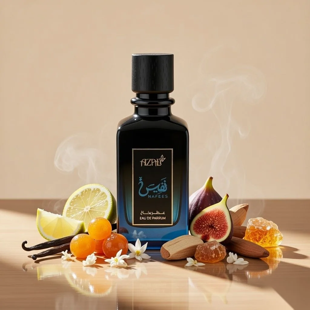 Nafees luxury perfume bottle by Azali
